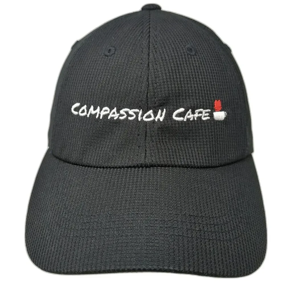 Port Authority Compassion Cafe Coffee Cup Baseball Cap Black One Size Strapback